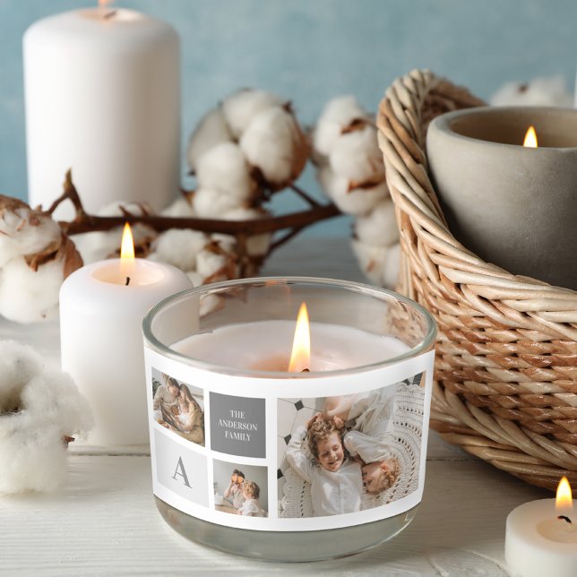 Adesivo Retangular Presente de Colagem Familiar Personalizada (Criador carregado)