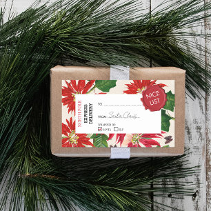 Adesivo Retangular Presente no Polo Norte - Presente Presente