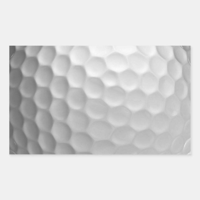 Adesivo Retangular Presentes de Bolas de Golfe da Série Signature (Frente)
