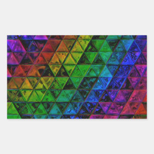 Adesivo Retangular Pride Glass