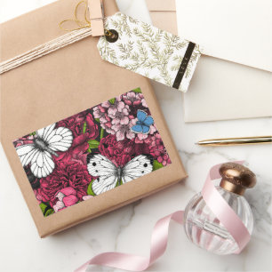 Adesivo Retangular Primavera jardim 2