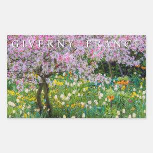 Adesivo Retangular Primavera no Jardim de Claude Monet