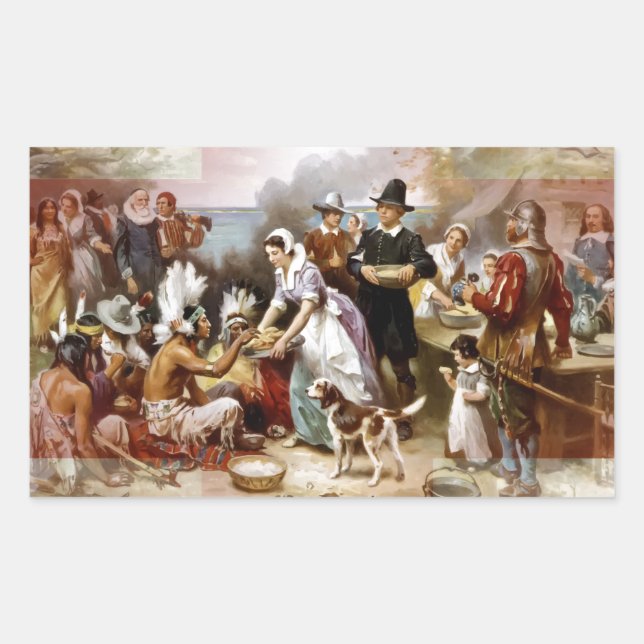 Adesivo Retangular primeira ação de agradecimento (Frente)