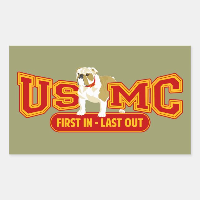 Adesivo Retangular Primeira Entrada, Último Saída (Frente)