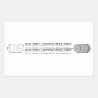 Adesivo Retangular Propriedade extrema de Jocko Willink