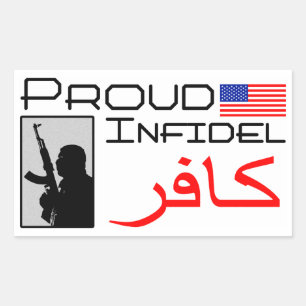 Adesivo Retangular Proud Infidel