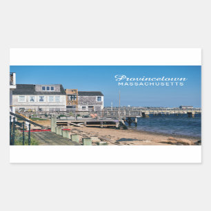 Adesivo Retangular Provincetown Massachusetts