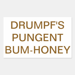 Adesivo Retangular PUNGENT BUM-HONEY Hankamer Artjunkhaus Yum
