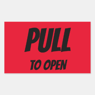 ADESIVO RETANGULAR PUXAR PARA ABRIR A PORTA