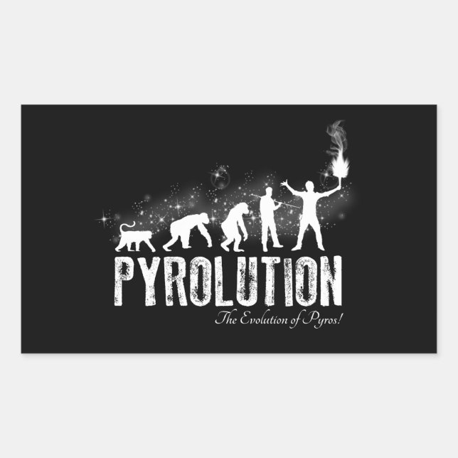 Adesivo Retangular Pyrolution - a evolução de Pyros (Frente)