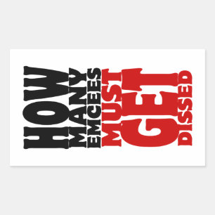 Adesivo Retangular Quantos Êxitos Devem Ser Desusados