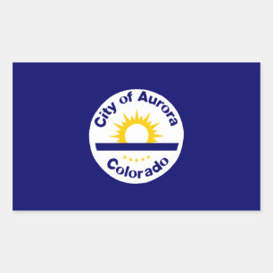 Adesivo Retangular QUATRO Aurora, Colorado