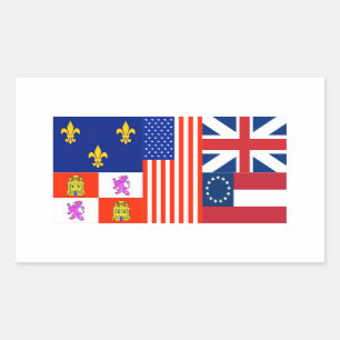 Adesivo Retangular Quatro Pensacola Flag