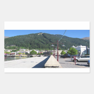 Adesivo Retangular Queenstown, Otago, Nova Zelândia