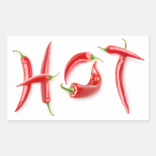 Adesivo Retangular Quente! (Frente)