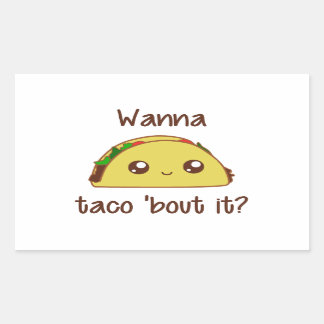 Adesivo Retangular Quer Taco?