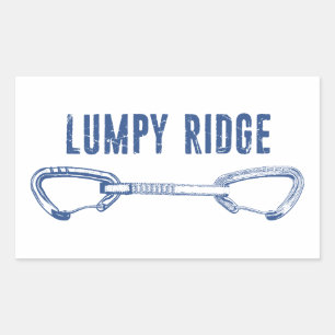 Adesivo Retangular Quickdraw para Escalada na Lumpy Ridge