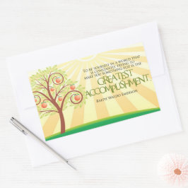 Adesivo Retangular Ralph Waldo Emerson Citação Inspiracional "Você Me