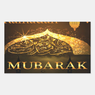 Adesivo Retangular Ramadan Al Adha e Fiter