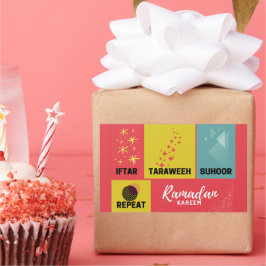 Adesivo Retangular Ramadan Kareem