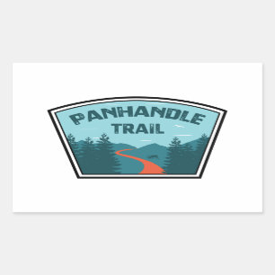 Adesivo Retangular Rastreamento do Panhandle