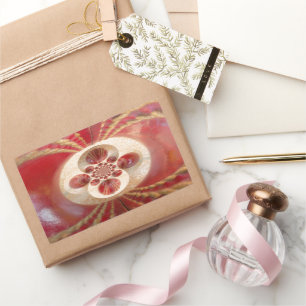 Adesivo Retangular Red Cricket Balls Abstrato