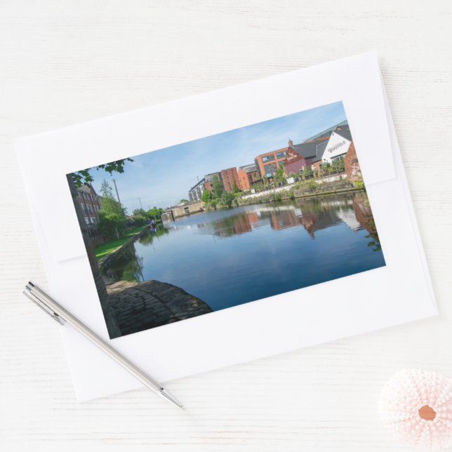 Adesivo Retangular Reflexos no Canal, Wakefield (Envelope)