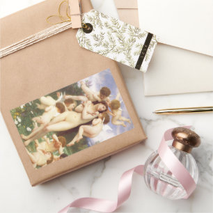 Adesivo Retangular Regresso de Primavera (Le Printemps) por Bouguerea