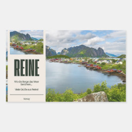 Adesivo Retangular Reine auf den Lofoten