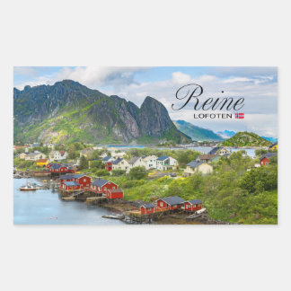 Adesivo Retangular Reine auf den Lofoten
