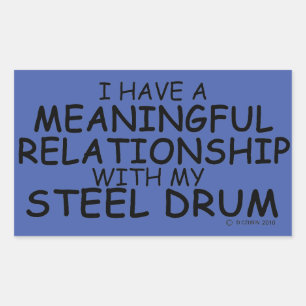 Adesivo Retangular Relação Significativa Sti retangular do tambor de