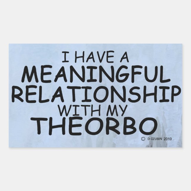 Adesivo Retangular Relação Significativa Stick retangular teorbo (Frente)