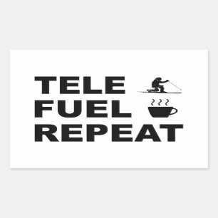 Adesivo Retangular Repetição do Combustível Tele