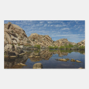 Adesivo Retangular Represa Barker Reflexão em Joshua Tree I