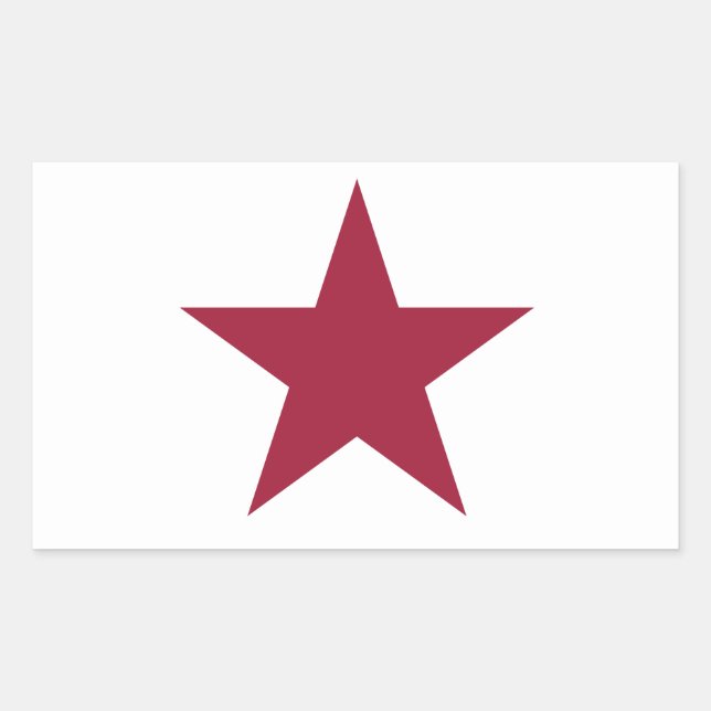 Adesivo Retangular República da Califórnia (Frente)