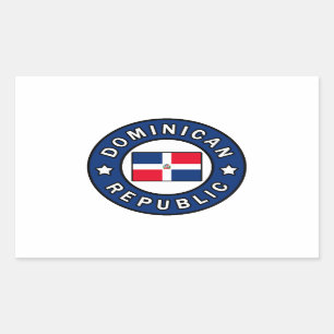 Adesivo Retangular República Dominicana
