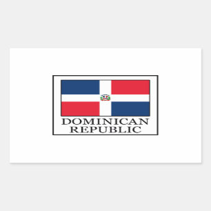Adesivo Retangular República Dominicana