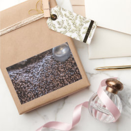 Adesivo Retangular República Dominicana Café Bean