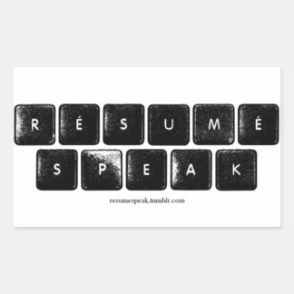 Adesivo Retangular ReSpeak Logo Sticker