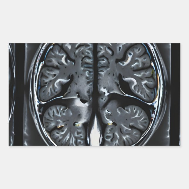 Adesivo Retangular ressonância magnética cerebral (Frente)
