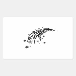 Adesivo Retangular Retângulo de Fluxo de Dinheiro