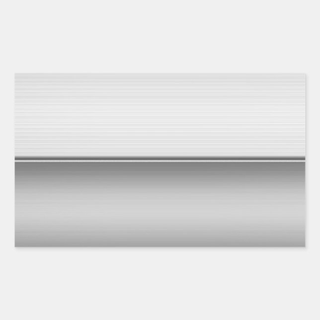 Adesivo Retangular Retângulo Dois Vinheta De Placa Metálica Suave Ton (Frente)