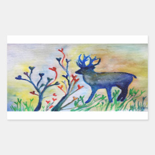 Adesivo Retangular Retentor Love Retângulo Stickers, Glossy