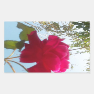 Adesivo Retangular Retrô Grito Hakuna Matata Gift Blue Red SKY