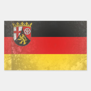 Adesivo Retangular Rhineland-Palatinate