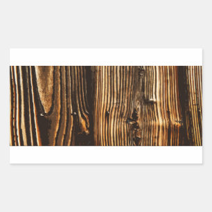 Adesivo Retangular Rich Dark Wood Grain