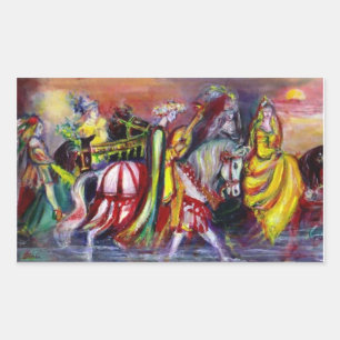 ADESIVO RETANGULAR RIDERS NA NOITE