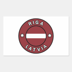 Adesivo Retangular Riga Latvia