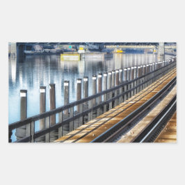 Adesivo Retangular rio das construções bronx Nova Iorque