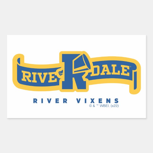 Adesivo Retangular Riverdale River Vixens Banner (Frente)
